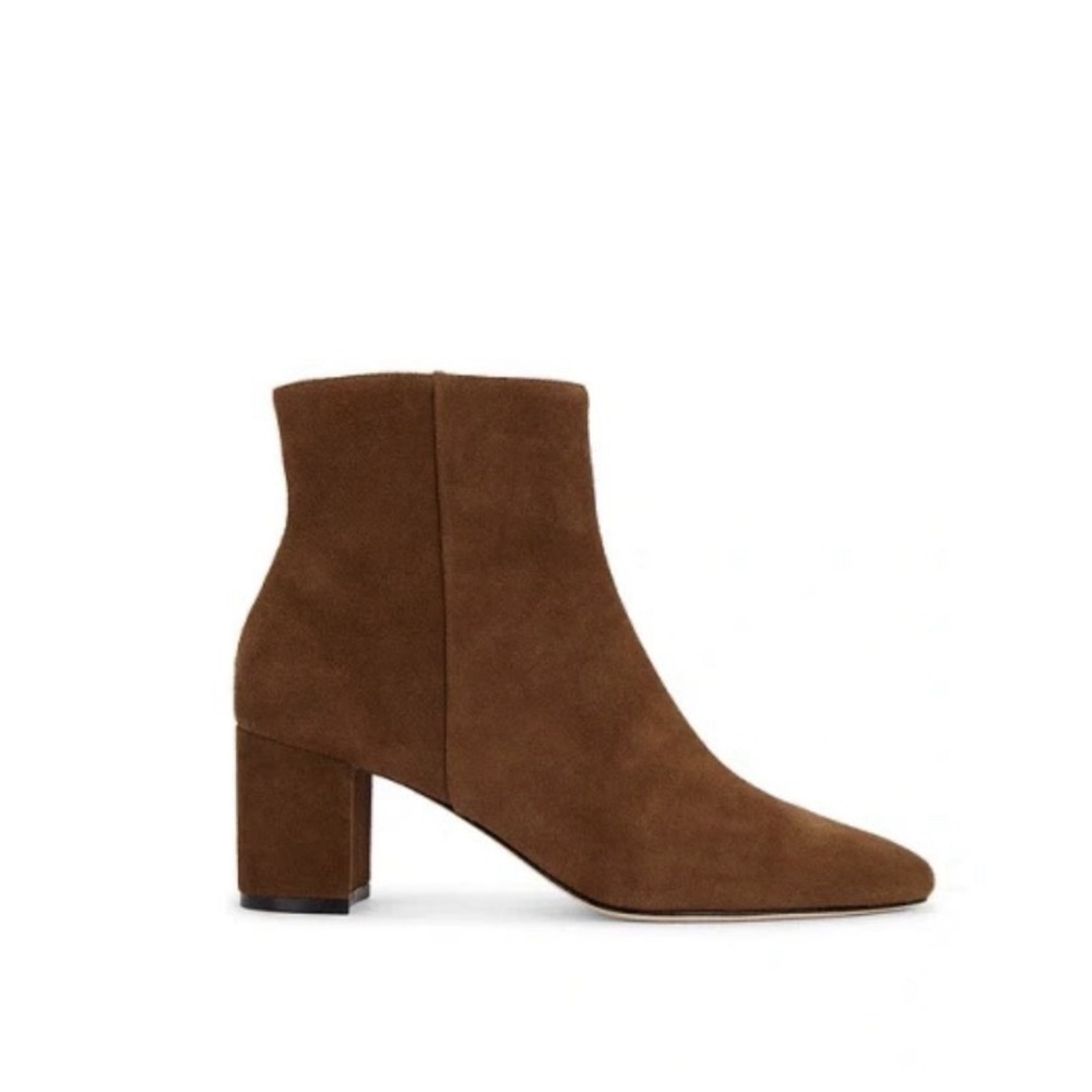 L'agence $445 NEW Jeanne 85MM Suede Ankle Boots Size 38.5